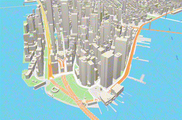 NYC 3D zoom